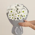 Beyaz Kasımpatı Buketi