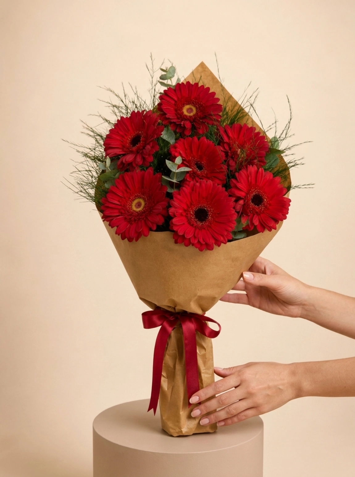 Kırmızı Gerbera Buketi Kırmızı Gerbera Buketi